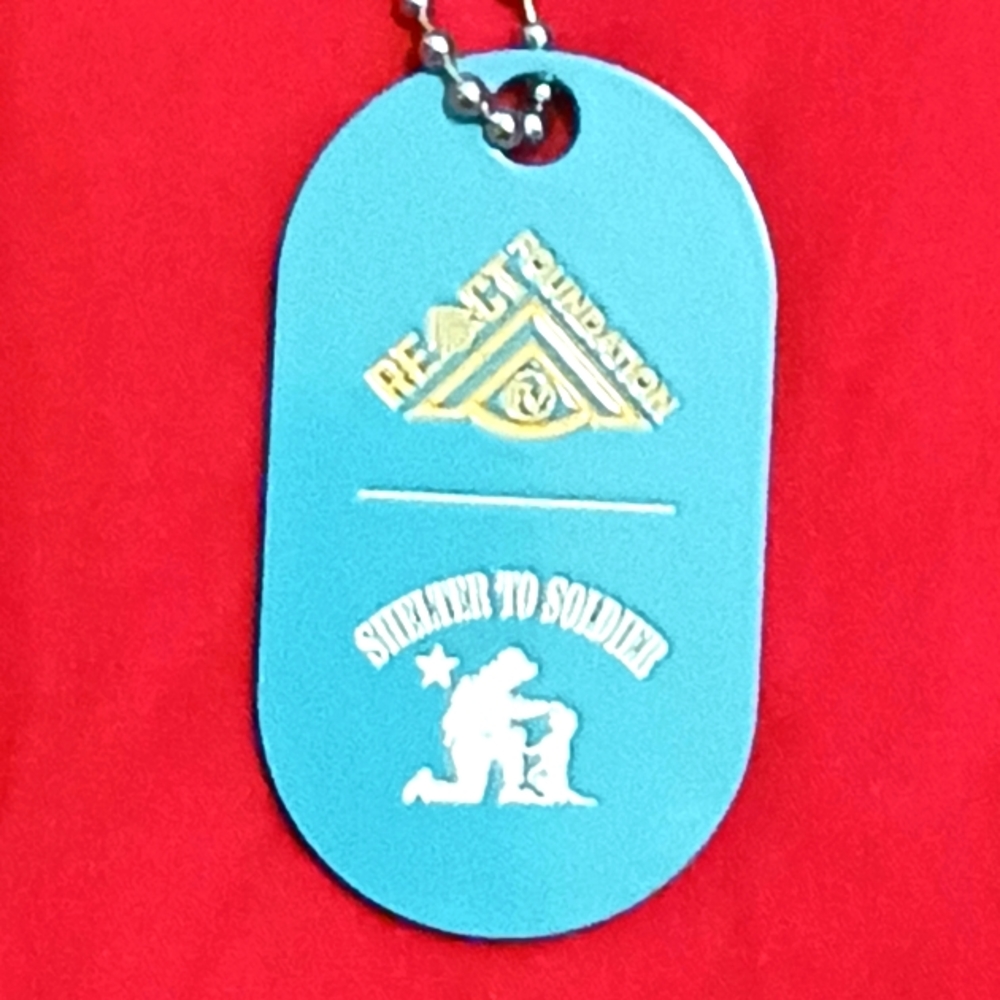 420 REACT FOUNDATION SHELTER TO SOLDIER DOG TAG. 💚